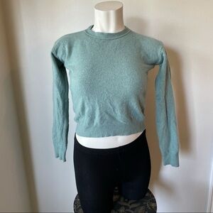 Las pepas grey blue crewneck sweater sz.2 piling